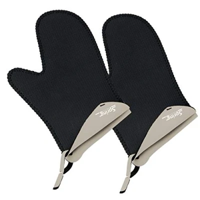 Imagen de Spring 2094055802 Grips Guantes cortos para horno (1 par), color gris