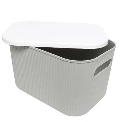 Imagen de Organizador de escritorio Gris y Blanco 25x17x15