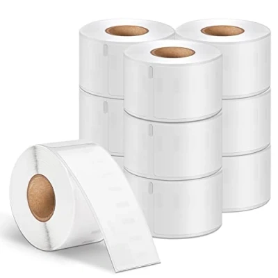 Imagen de Doruimi 10 Rollos 99012 Etiquetas de Dirección Grandes Compatible con DYMO S0722400 36mm x 89mm Autoadhesivas para Label Writer 4XL 450 400 330 320 310, 260 Etiquetas/Rollo