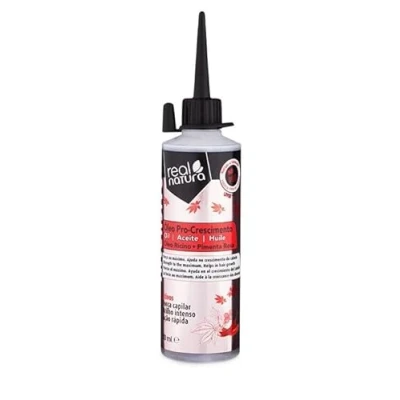 Imagen de Real Natura Aceite Capilar Pro Crecimiento Fortalece y Nutre Brillo Vitalidad Sin Sal 70 ml