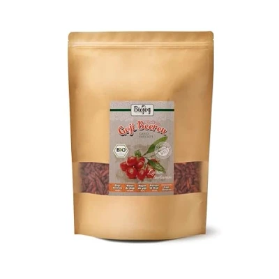 Imagen de Biojoy Bayas de Goji deshidratadas Ecológicas (1 kg), sin azúcares añadidos y azufre