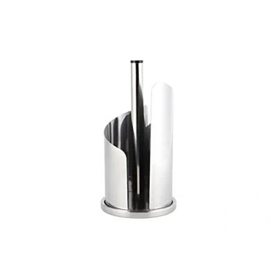 Imagen de ECHTWERK portarrollos de Cocina, para Papel Acero Inoxidable, fácil arrancar, cómodo el Usuario, pie, Robusto, Black Edition, 15,5 x 33 cm