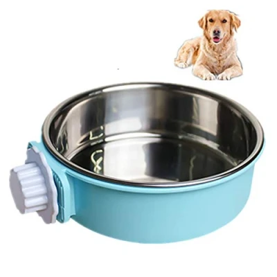Imagen de NA 2 en 1 cuenco para perro, cuencos perros con soporte de acero inoxidable mascotas, cajón y jaula animales pequeños como gatos perros, apto medianos.