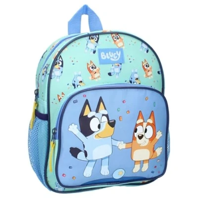 Imagen de Vadobag Mochila infantil Bluey Best Friends Fun, 29 x 23 10 cm, azul, 29x23x10 cm