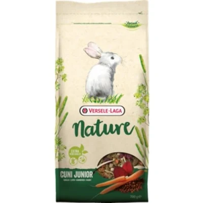 Imagen de Versele Laga Nature Cuni Junior 700 g Pienso Completo para Conejos (Enanos) de hasta 8 Meses Edad Mezcla variada Llena Diferentes Hierbas y Verduras
