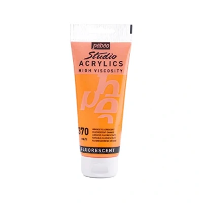 Imagen de Pébéo Acrílico Fine Studio Pintura acrílica Naranja Fluorescente 100 ml