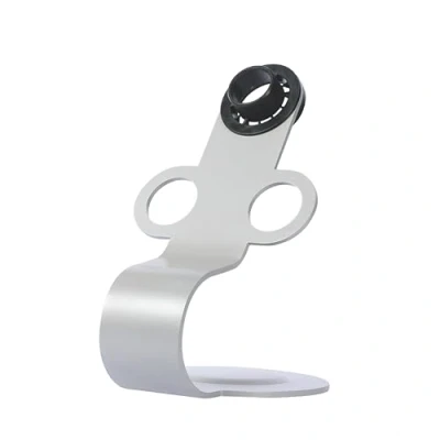 Imagen de PureMounts® soporte para secador de pelo Dyson® Supersonic, fijación magnética, gestión cables, almohadilla silicona, gris