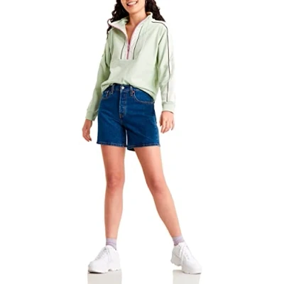 Imagen de Levi&#039;s 501 MID Thigh Shorts vaqueros, Mujer, Talla: 26, Charleston shadow