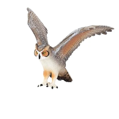 Imagen de MOJO Animal Planet Búho Virginia, Color Gris (387284)