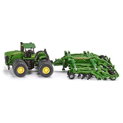 Imagen de siku 1856, Tractor John Deere 9630 con Amazone Centaur, 1:87, Metal/Plástico, Verde, Elementos plegables
