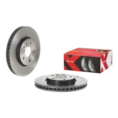 Imagen de BREMBO 09.A971.1X Disco de freno 321 30 5 perforado/ventil. int. revestido altamente carbonizado con tornillos OPEL: Insignia A Hatchback