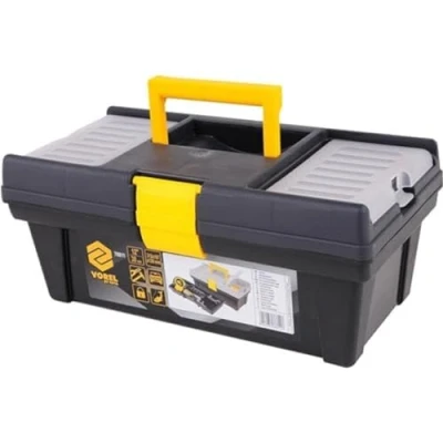 Imagen de VOREL 78811 Maletín herramientas 167 312 130 con asa, caja surtido negro norauto, oscaro, mister auto
