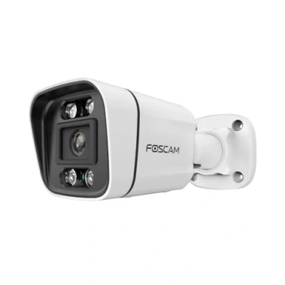 Imagen de Cámara IP PoE de 5 MP para Exteriores con focos y Sirena Foscam V5EP Blanca