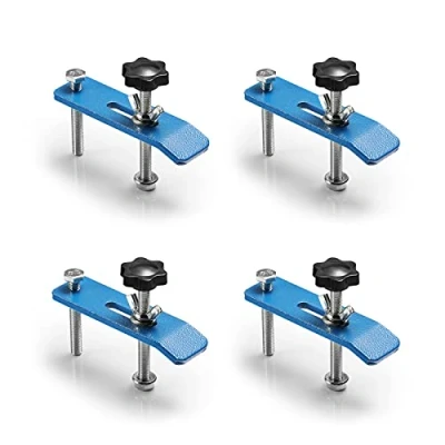 Imagen de Genmitsu Juego de 4 abrazaderas sujeción, abrazadera enrutador CNC para carpintería y metalurgia, compatible con la máquina PROVerXL 4030/6050 Plus 3040 Spoilboard extensión