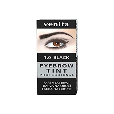Imagen de Venita Professional Eyebrow Tint Tinte para cejas (15 ml), color negro