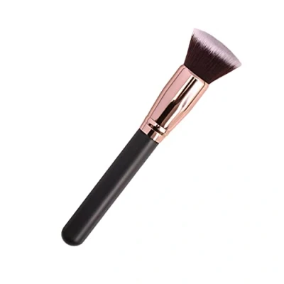 Imagen de JeoPoom Brochas de Maquillaje, 16CM Brocha para Polvos Base Colorete Contorno, Fibras Sintéticas Gruesas, Suelto Y Compacto