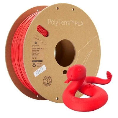 Imagen de Polymaker PolyTerra PLA Lava Red 1.75mm 1kg