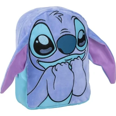 Imagen de CERDÁ LIFE&#039;S LITTLE MOMENTS Mochila Infantil Personaje Aplicaciones Stitch, Unisex niños, Azul, Pequeña