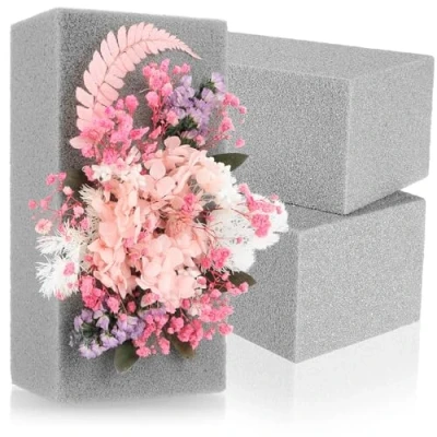 Imagen de com four® 3X Espuma Floral para arreglos Florales Esponja Flores secas de Manualidades
