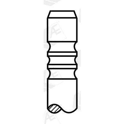 Imagen de AE V95264 válvula de Admisión 28,9mm extremo vástago templado
