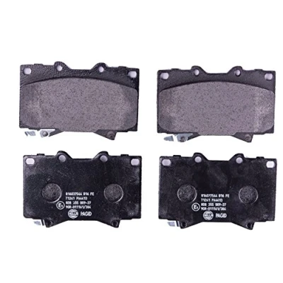 Imagen de HELLA 8DB 355 009 371 Juego de pastillas freno con avisador acústico desgaste TOYOTA: Land Cruiser 100, Prado 70 SUV