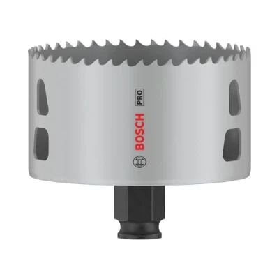 Imagen de Bosch 1x Sierra de corona PRO Multi Material Power Change Plus (para Madera blanda, Cartón yeso, Ø 86 mm, Professional Accesorios Taladro)