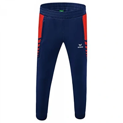 Imagen de ERIMA Hombre Six Wings Worker Pantalón, New Navy/Rojo, S