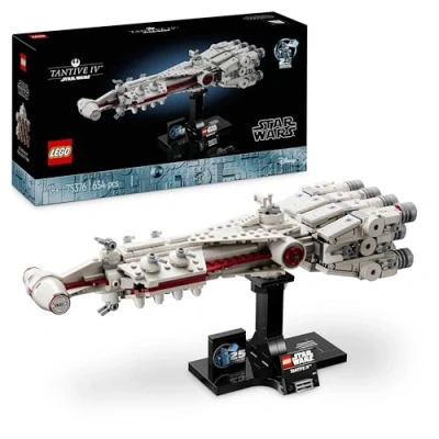 Imagen de Lego Star Wars: Una Nueva Esperanza Tantive IV Maqueta de Nave Estelar Coleccionable, Construcción Creativa para Adultos, Vehículo Emblemático, Regalo Hombres, Mujeres y Fans 75376