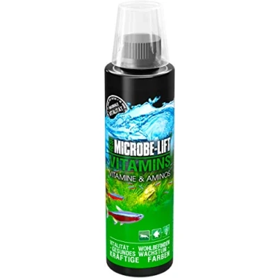 Imagen de MICROBE LIFT Vitaminos multivitamínico para peces magníficos y saludables, aumenta la vitalidad el esplendor de los colores, agua dulce, 236ml