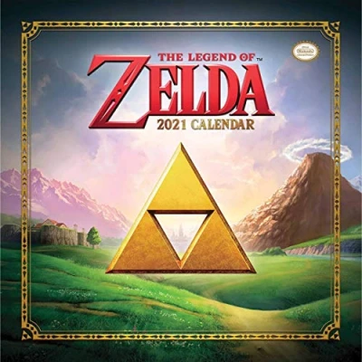 Imagen de The Legend of Zelda Calendario de Pared 2021, Cartón, Standard