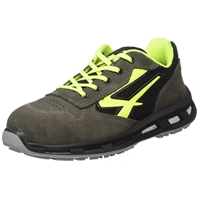 Imagen de U Power Red Lion® Yellow, Leather Zapatos de seguridad, Zapatillas deportivas ligeras antipinchazos unisex, suela Bast, inserto Infinergy, con puntera aluminio Yellow 38