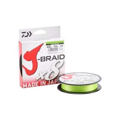Imagen de Daiwa Hilos de Pesca J Braid X8 300 m #0.18 mm Chartreuse Trenzado Spinning Surfcasting Carpfishing