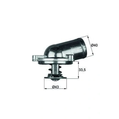 Imagen de MAHLE ORIGINAL TI 22 79 Termostato, refrigerante con junta MERCEDES BENZ: Clase C Berlina, E CLK Coupé, SSANGYONG: Musso SUV