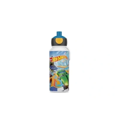 Imagen de Mepal Botella para Beber Pop up Campus Agua a Prueba de Fugas la Escuela Sin BPA y apta Lavavajillas 400 ml Hot Wheels