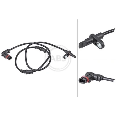 Imagen de A.B.S. 31829 Sensor de ABS activo 810 negro MERCEDES BENZ: CLS Coupé, Clase E T modell norauto, oscaro, mister auto