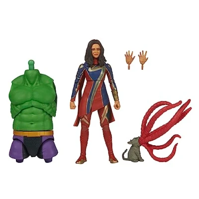 Imagen de Marvel The Marvels Toys Sra Legends Series Figura de Ms 15 cm Película Capitana 2, Color Azul, Medium (Hasbro F36825X0)