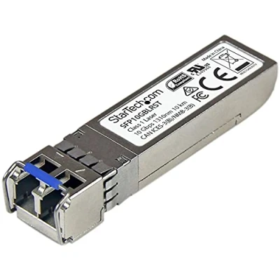 Imagen de StarTech.com Módulo Transceptor SFP+ Compatible con MSA sin Codificar 10GBASE LR Óptico de Fibra Monomodo (SMF) 10GbE Ethernet Gigabit LC 10km 1310nm DDM (SFP10GBLRST)