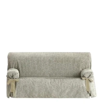Imagen de Eysa Funda de Sofa Lazos, Tela, Crudo, Dos Plazas