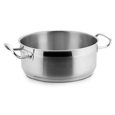 Imagen de Lacor Cacerola sin Tapa, INOX, Plata, 40 cm