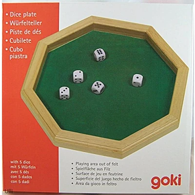 Imagen de Goki 56954 Juegos de acción y reflejosJuegos educativosGOKICubilete, Color marrón, verde (4013594569545) , color/modelo surtido