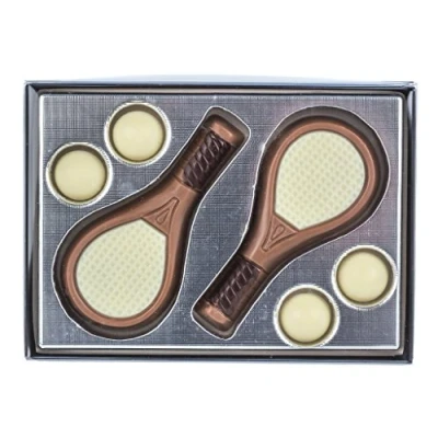 Imagen de Tableta de chocolate con caja regalo Motivo tenis 65 g