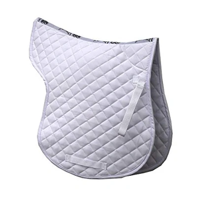 Imagen de Rhinegold Algodón Acolchado Numnah COB Blanco, 32