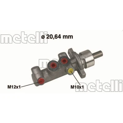 Imagen de METELLI 05 0416 Cilindro Maestro de Freno 20,64 Aluminio RENAULT: CLIO 2