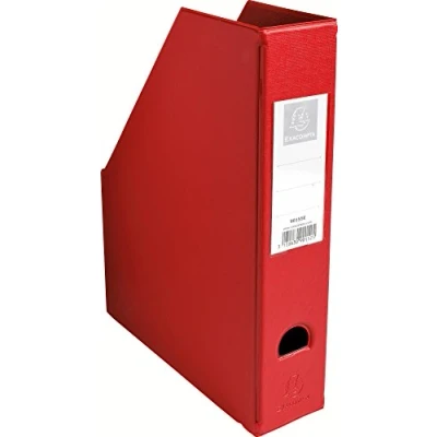 Imagen de Revistero exacompta pvc lomo 70mm color rojo 230x310x70 mm