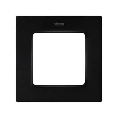 Imagen de Simon Marco de Pared, 1 Elemento, Serie 82 Concept, Compatible con Series Mecanismos 75, 31, y 88, Apto para Interiores, Fácil Montar, Efecto Mate Antihuellas, Color Negro