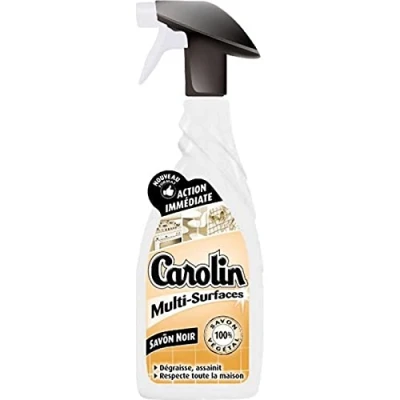 Imagen de Carolin Spray Multi Surfaces Jabón Negro 650ml (Pack de 3)