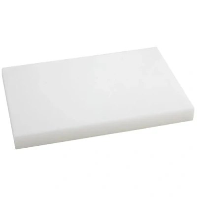 Imagen de Metaltex Tabla Profesional de Cocina Corte, Polietileno, color Blanco, 60 x 40 3 cm