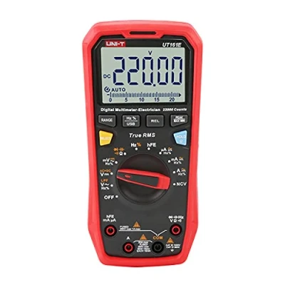 Imagen de UNI T UT161E True RMS Multímetro Digital, 1000 V AC/DC, 20A, 220MHz
