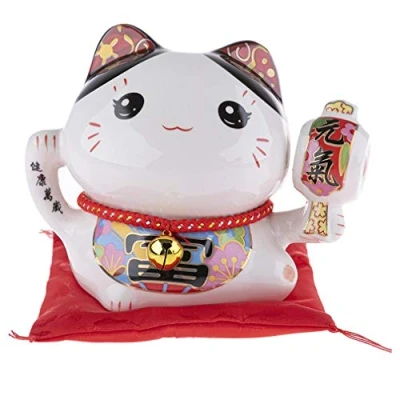 Imagen de Lachineuse Hucha de Gato japonés Maneki Neko Kawaii