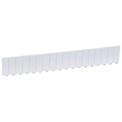 Imagen de Legrand cajas modulares din Obturador gris 18 módulo separable